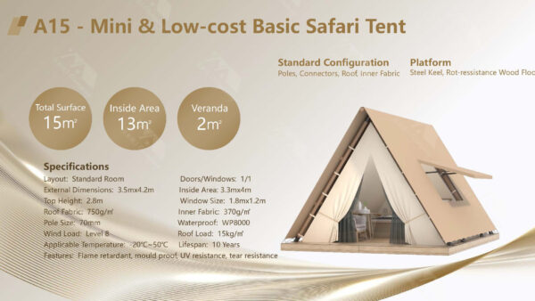 A15-Mini&Low-cost Basic Safari Tent